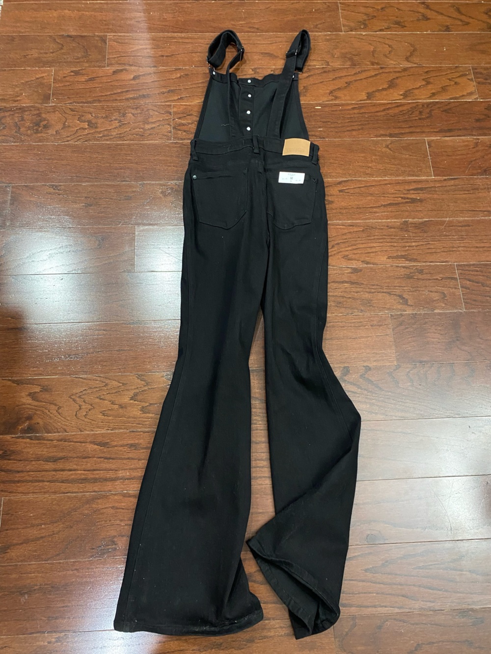 JUDY BLUE BLACK TUMMY CONTROL OVERALLS - MEDIUM NWT - Picture 3 of 9